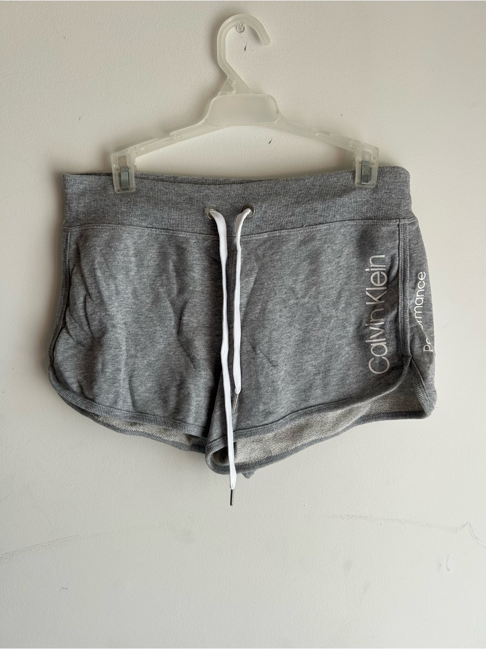 Calvin Klein Gray Athletic Drawstring Shorts